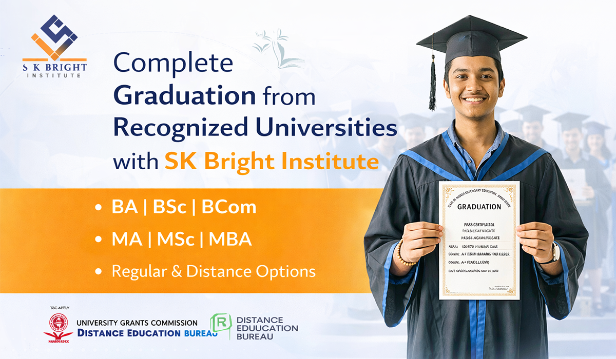 Complete Graduation Distance or Regular | BA BSc BCom MBA Admission 2026